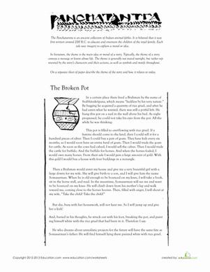 Panchatantra: 'The Broken Pot'