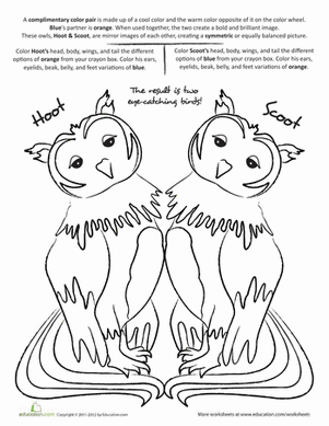 Orange and Blue: Complementary Colors!