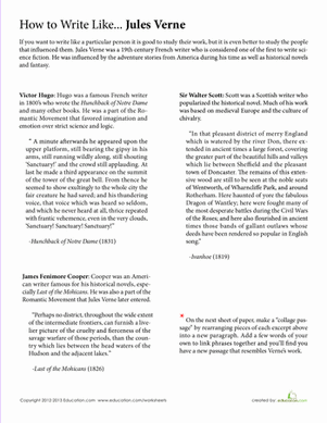 How to Write Like Jules Verne