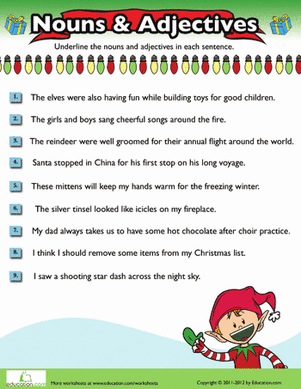 Christmas Nouns and Adjectives #10