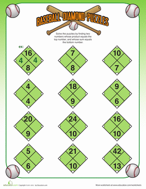 Pre-Algebra Puzzle #1