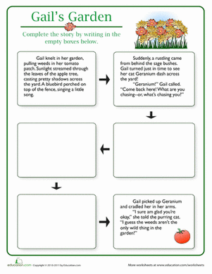 Complete the Story: Gail's Garden