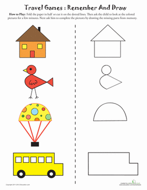 Draw the Missing Parts