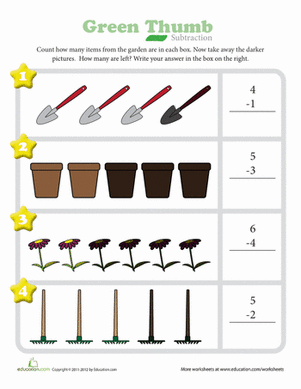 Green Thumb Subtraction
