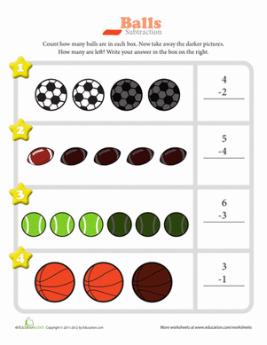 Sports Star Subtraction