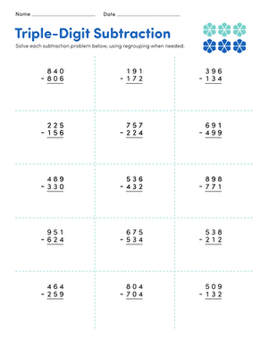 Triple-Digit Subtraction