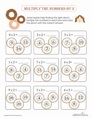 Multiply the Numbers by 2