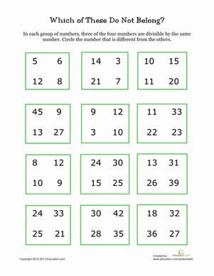 Number Categorization