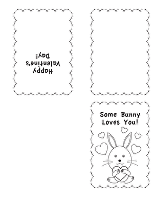 Color Your Own Valentines!