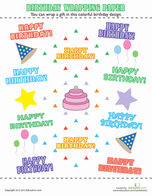 Birthday Wrapping Paper