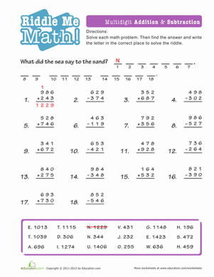 Math Riddles: Solve the Equation