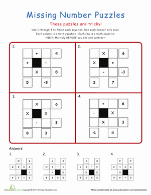 Amazing Math Puzzles
