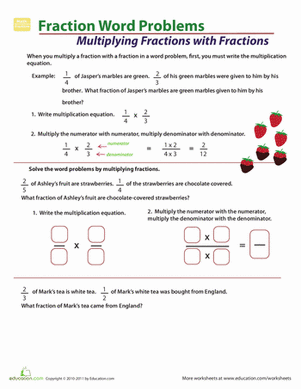 Fraction Word Problems: #2