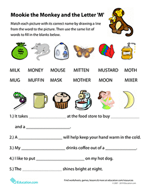 Words That Begin with "M"