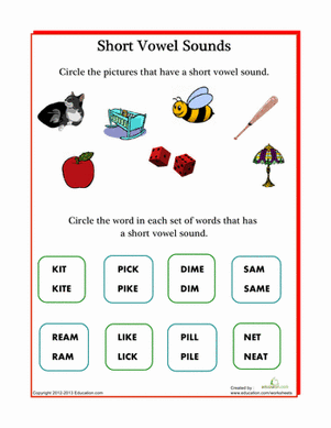 Short Vowels