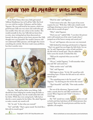 How the Alphabet Was Made