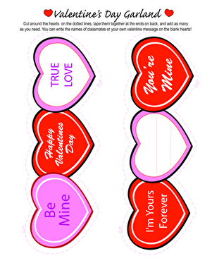 Valentine's Day Garland