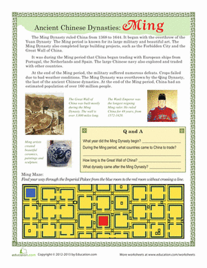 Ancient Chinese Dynasties: Ming