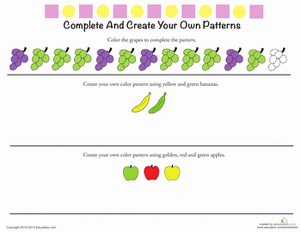 Creating Patterns