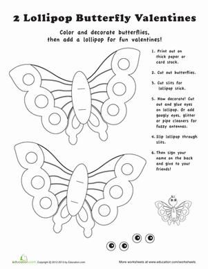 Valentine Lollipop Craft