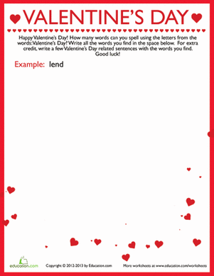 Valentine's Day Wordplay!