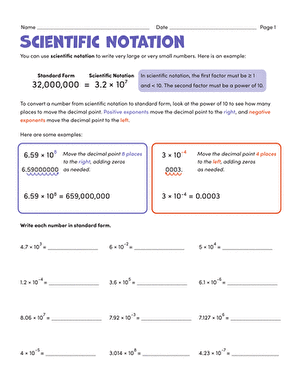 Scientific Notation