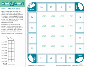 Math-Go-Round: Division (Easy)