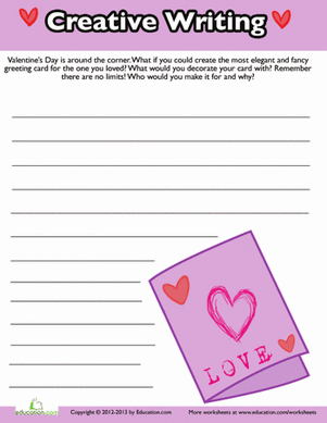 Valentine's Day Creative Writing #2