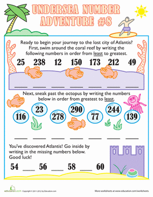 Undersea Number Adventure #8