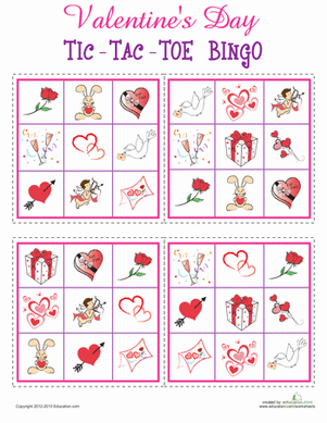 Valentine's Day Bingo