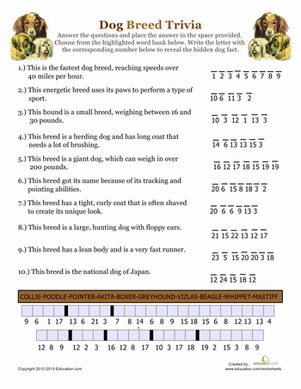 Dog Breed Trivia