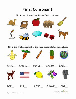 Ending Consonants