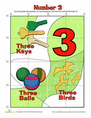 Number "Three" Puzzle