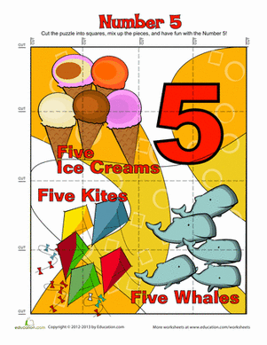 Number "Five" Puzzle