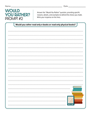 Would You Rather? Prompt #2