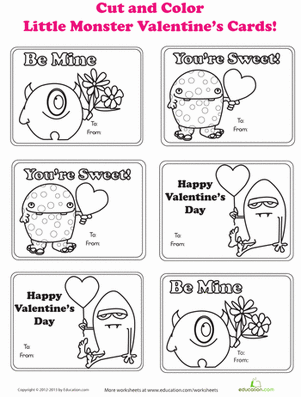 Monster Valentines