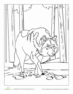 Wolf Coloring Page