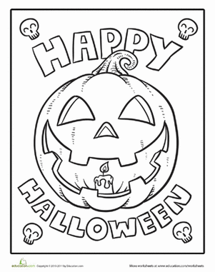 Color the Happy Halloween