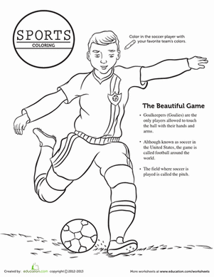 Soccer Coloring
