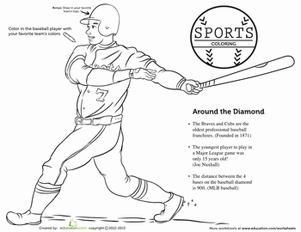 Baseball Coloring