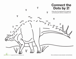 Skip Counting Stegosaurus