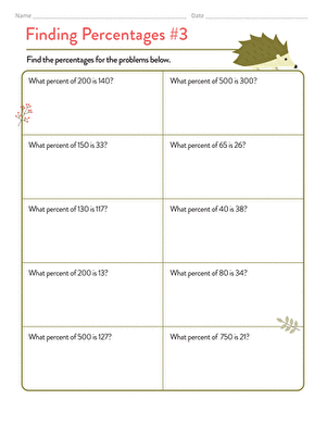 Finding Percentages #3