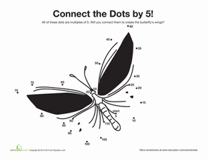 Skip Counting Butterfly
