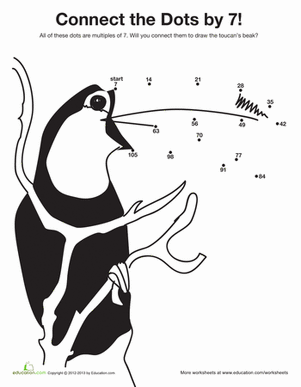 Skip Counting Toucan