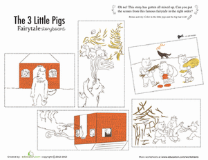 Three Little Pigs Printable Story Book