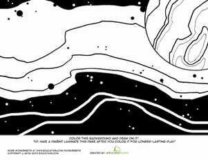 Outer Space Scene