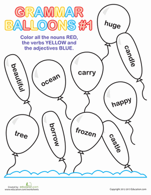 Grammar Balloons #1