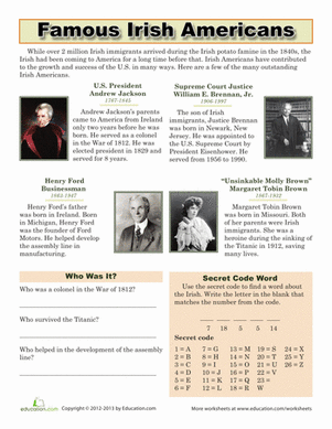 Famous Irish Americans