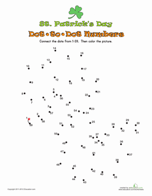 St. Patrick's Day Connect the Dots