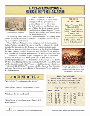 The Siege of the Alamo
